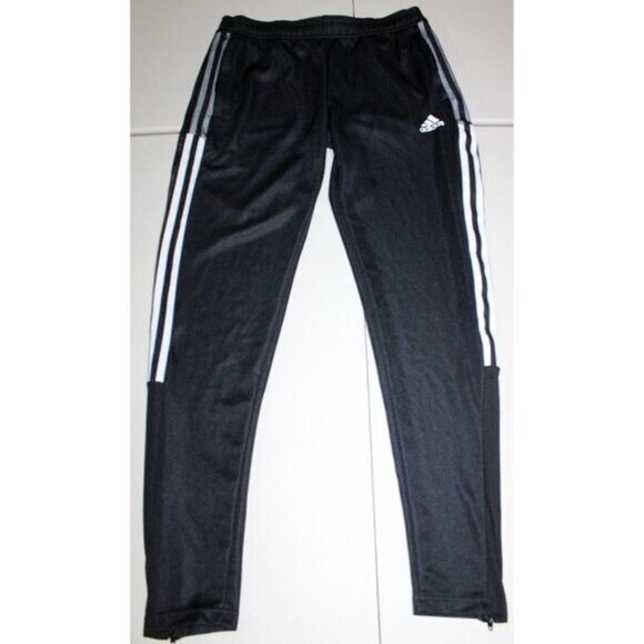 Womens Adidas Tiro 21 3 Stripe Track Pants Small Black Soccer Track GM7310 - Picture 3 of 10